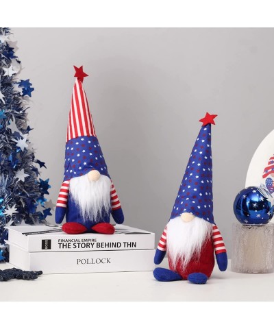 2 PCS Patriotic Gnome Plush Decoration 4th of July for American Independence Day Gift Handmade Memorial Day / Pointed hat. $2...