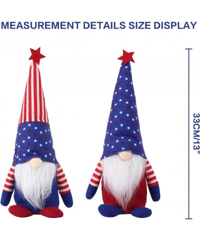 2 PCS Patriotic Gnome Plush Decoration 4th of July for American Independence Day Gift Handmade Memorial Day / Pointed hat. $2...