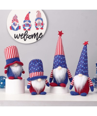 2 PCS Patriotic Gnome Plush Decoration 4th of July for American Independence Day Gift Handmade Memorial Day / Pointed hat. $2...