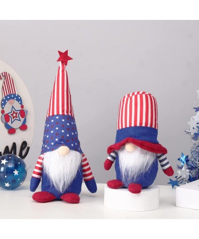 2 PCS Patriotic Gnome Plush Decoration 4th of July for American Independence Day Gift Handmade Memorial Day / Pointed hat. $2...