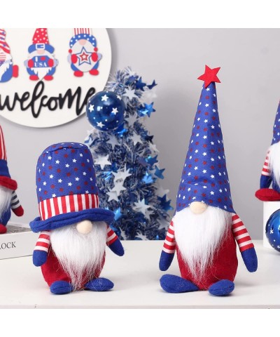 2 PCS Patriotic Gnome Plush Decoration 4th of July for American Independence Day Gift Handmade Memorial Day / Pointed hat. $2...