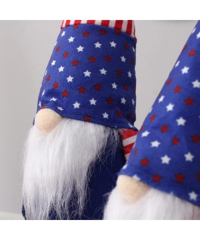 2 PCS Patriotic Gnome Plush Decoration 4th of July for American Independence Day Gift Handmade Memorial Day / Pointed hat. $2...