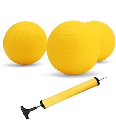 roundnet Game Ball Replaceable Competitive Balls Mini Volleyball 3-Pack with Pump $26.27 Kickballs & Playground Balls