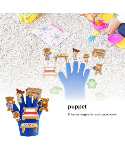 Kids Finger Puppet Set Storytelling DIY Story Creation Finger Puppets for Toddlers Felt Gloves Fairy Tale Animal World Props ...