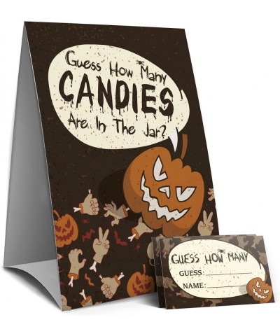 Guess How Many Candies Halloween Party Game Halloween Party Favors Supplies Halloween Party Game for Kids and Adults Trick or...