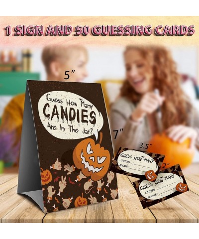 Guess How Many Candies Halloween Party Game Halloween Party Favors Supplies Halloween Party Game for Kids and Adults Trick or...