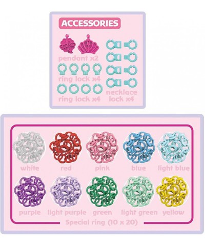 Jewelry Maker Kit. Set Includes 200 Links and 24 Piece Accessories Set with 2 Dispensers Creates up to 4 Necklaces and 4 Brac...