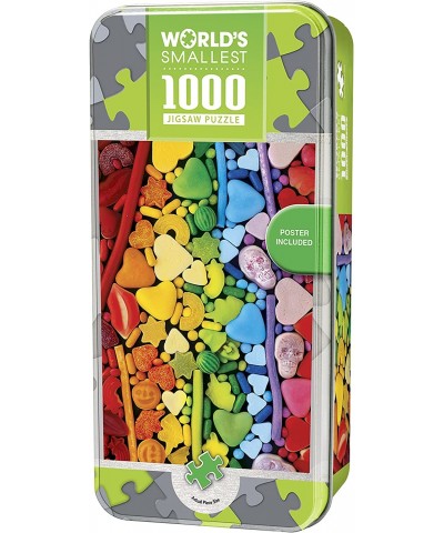 MasterPieces 1000 Piece Jigsaw Puzzle with Collectible Tin Case - Rainbow Candy - 11.25"x16.75 $25.68 Jigsaw Puzzles