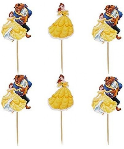 Beauty And The Beast Cake Topper Set Of 24 PCS $15.70 Kids' Party Decorations