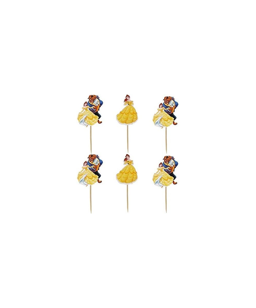 Beauty And The Beast Cake Topper Set Of 24 PCS $15.70 Kids' Party Decorations