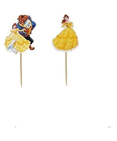 Beauty And The Beast Cake Topper Set Of 24 PCS $15.70 Kids' Party Decorations