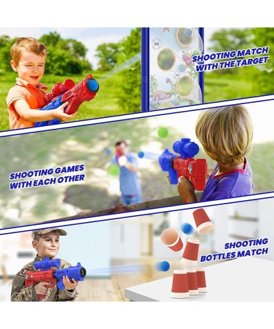 Shooting Game Gun Toys for Boys [ 2 Soft Bullet Air Guns with a Larger Shooting Target & 24 Foam Balls ] Outdoor & Indoor Gam...