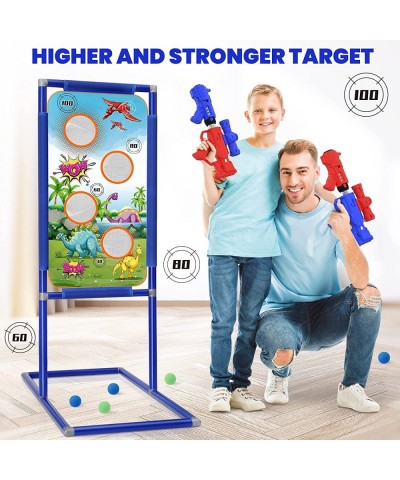 Shooting Game Gun Toys for Boys [ 2 Soft Bullet Air Guns with a Larger Shooting Target & 24 Foam Balls ] Outdoor & Indoor Gam...