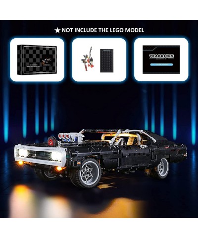 LED Light Kit for Lego - Technic Dom’s Dodge Charger Building Blocks Model LED Light Set Compatible with 42111(Lego Set NOT I...