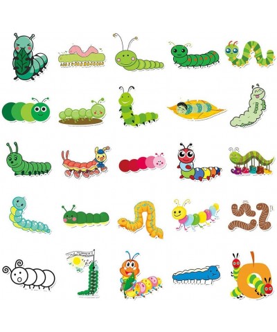 Lovely Caterpillar Stickers for Kids Teens Boys Girls Waterproof Vinyl Stickers for Water Bottle Phone Laptop Flasks Scrapboo...