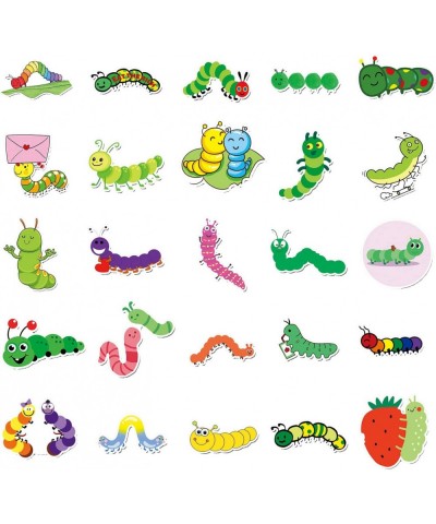 Lovely Caterpillar Stickers for Kids Teens Boys Girls Waterproof Vinyl Stickers for Water Bottle Phone Laptop Flasks Scrapboo...