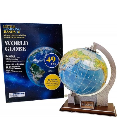 3D Puzzles for Adults and Kids | World Globe 3D Puzzle | Earth Globe Model Kit Building Kit | Birthday Gifts for Children Tee...