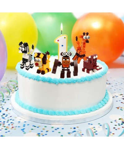 12 Mini Animal Building Blocks Toy Set Animals Figures Stem Toys Party Supplies Gifts Party Favor for Kids Goodie Bags Birthd...