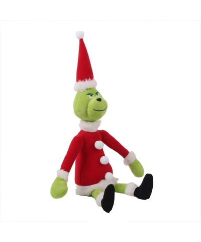 Christmas Green Doll12“ Plush Santa Doll Realistic Cartoon Furry Toy Home Decoration Xmas Gifts $24.01 Stuffed Animals & Tedd...