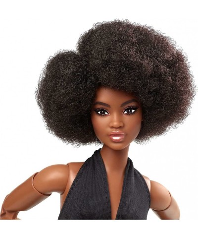 Signature Looks Doll (Curvy Brunette) Fully Posable Fashion Doll Wearing Black Jumpsuit Gift for Collectors $82.97 Dolls