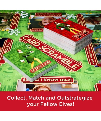 Elf Card Scramble Board Game - Fun Family Christmas Party Game for Kids Teens & Adults - Entertaining Game Night Gift - Offic...