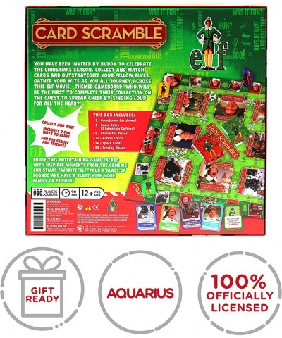 Elf Card Scramble Board Game - Fun Family Christmas Party Game for Kids Teens & Adults - Entertaining Game Night Gift - Offic...