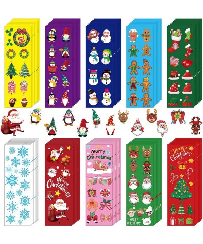 120 Sheets Christmas Stickers for Kids Assorted Holiday Stickers Over 1380pcs Christmas Party Favors Gifts Vinyl Waterproof C...