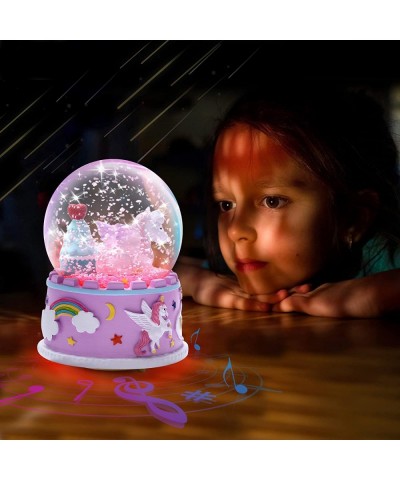 Make Your Own Unicorn Snow Globe Unicorn Gifts for Girls Snow Globe Kit with Rainbow Lights and Music Unicorn Toys Gifts for ...