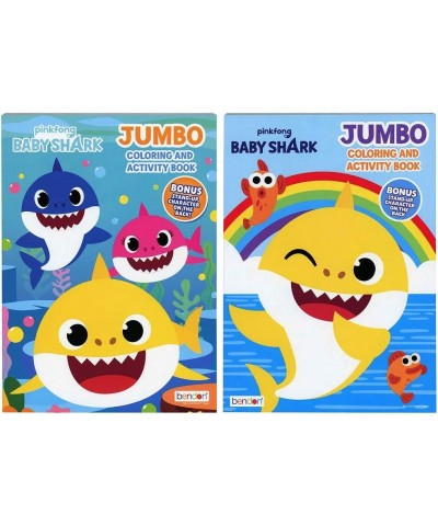 Baby Shark Jumbo Coloring Book and Activity Book (2 Book Set ~ 80 Page Each) $14.90 Kids' Drawing & Writing Boards