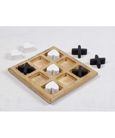 Tic Tac Toe Game Set for Kids and Family 3D Board Games Classic Wooden Board Game Home Decor for Living Room Decor Tea Table ...