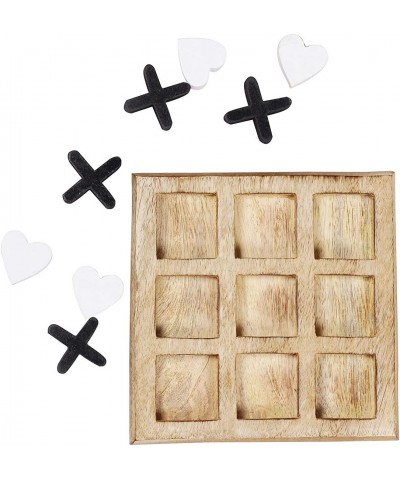 Tic Tac Toe Game Set for Kids and Family 3D Board Games Classic Wooden Board Game Home Decor for Living Room Decor Tea Table ...