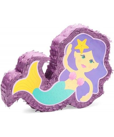 Mermaid Pinata for Girls Under the Sea Birthday Party Decorations (Small 15.8 x 11.5 x 3.1 In) $37.72 Piñatas