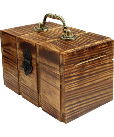 Handicrafted Wooden Antique Money Bank - Coin Saving Box - Piggy Bank - Gifts for Kids Girls Boys & Adults $44.94 Kids' Money...