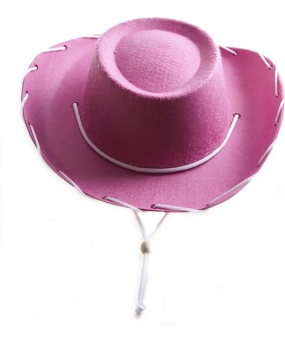 Children's Pink Felt Cowboy Hat $17.06 Kids' Dress-Up Accessories