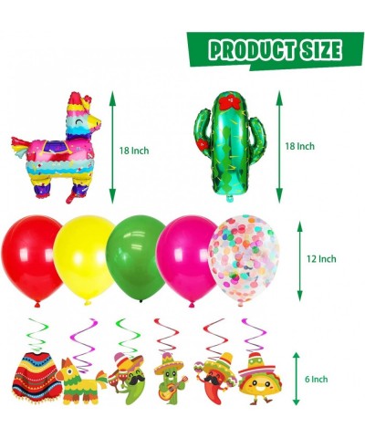 Mexican Themed Birthday Party Decorations 78 Pcs Fiesta Taco Birthday Party Supplies for Girls - Birthday Banner Cake Topper ...