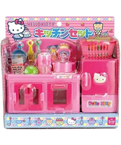 Hello Kitty Kitchen Set with Oven Stove Refrigerator and Various Utensils (Japan Import)- LYSB00WCWW6SI-TOYS $44.66 Toy Kitch...