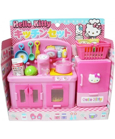 Hello Kitty Kitchen Set with Oven Stove Refrigerator and Various Utensils (Japan Import)- LYSB00WCWW6SI-TOYS $44.66 Toy Kitch...