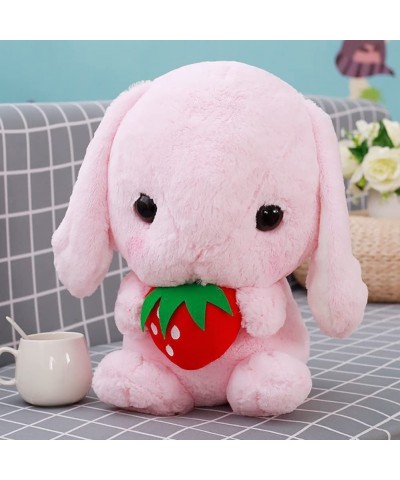 Lop Eared Rabbit Plushie Toy Easter Bunny Stuffed Animal Plush Toy Birthday Xmas Gift for Kids Boys Girls (9inch Pink) $18.46...