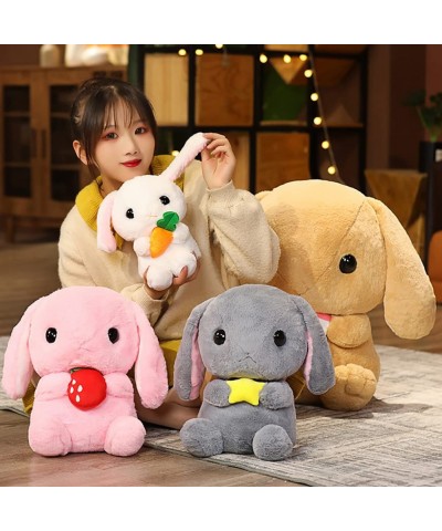 Lop Eared Rabbit Plushie Toy Easter Bunny Stuffed Animal Plush Toy Birthday Xmas Gift for Kids Boys Girls (9inch Pink) $18.46...