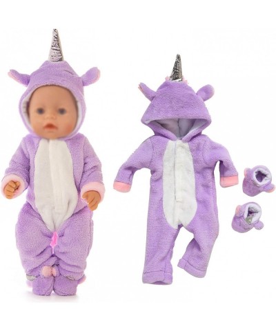 Doll Clothes Accessories Play Set Include Unicorn Rompers Dresses Pants for 17inch / 43cm Dolls (No Doll) $16.96 Doll Accesso...