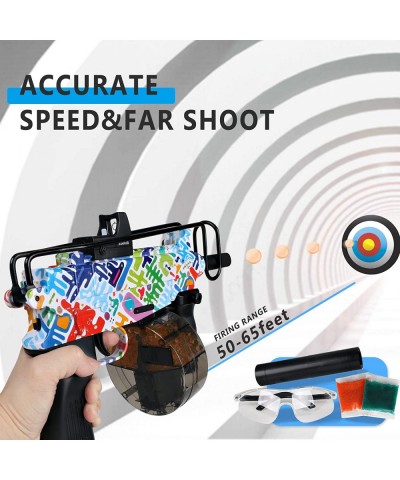 Gel Ball Blaster Electric Toys Ball Blasters Gun Automatic with 10000 Water Ammo Goggles Shooting Team Game for Adults and Ag...