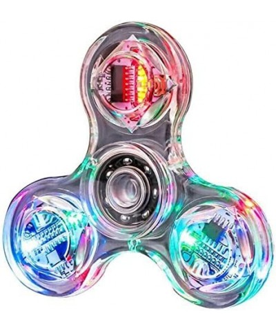 LED Light Fidget Spinners and Pop Its Toys [Pack of 2] Light Up Simple Dimple Fidget Ring Toy Pack - Stress Anxiety Relief Se...