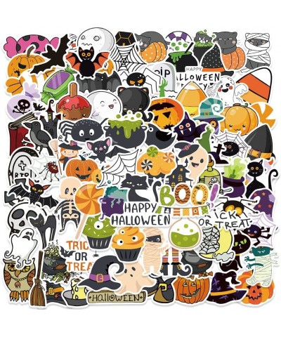 100Pcs Happy Halloween Stickers Cute Cartoon Pumpkin Monster Skull Stickers for Suitcase Guitar Laptop Water Bottle Party Dec...