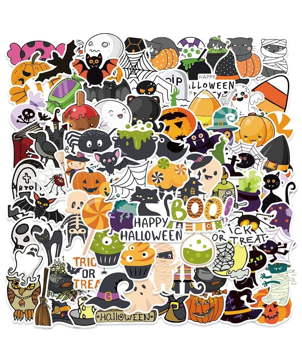 100Pcs Happy Halloween Stickers Cute Cartoon Pumpkin Monster Skull Stickers for Suitcase Guitar Laptop Water Bottle Party Dec...