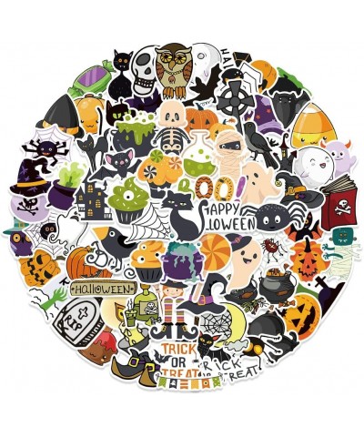 100Pcs Happy Halloween Stickers Cute Cartoon Pumpkin Monster Skull Stickers for Suitcase Guitar Laptop Water Bottle Party Dec...