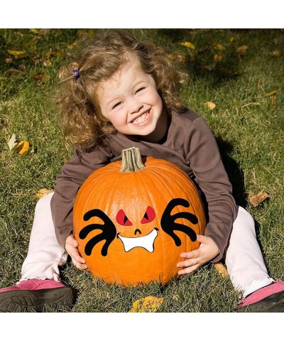 Halloween Pumpkin Decorating Stickers with EVA Foam Pumpkin Decorating Kits Halloween Foam Stickers for Kids Make Funny Pumpk...