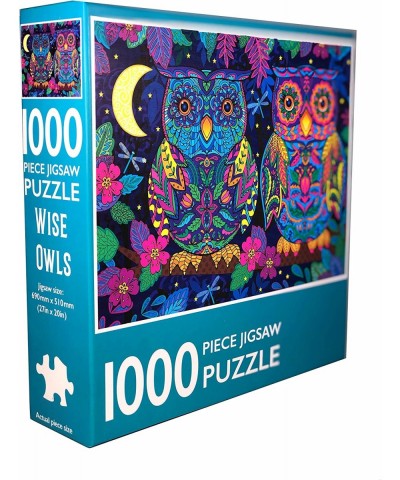 Wise Owls Jigsaw Puzzles 1000 Pieces for Adults Teens and Kids $28.79 Jigsaw Puzzles