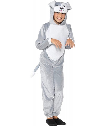 Children's Plush Dog Costume with Hooded Jumpsuit $57.74 Kids' Costumes