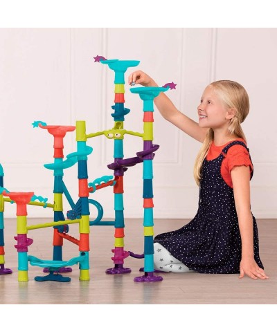 Marble Run Toy Set – 62 Piece Educational Building Toy with Lights & Sound – STEM Learning Toy Marble Track for Kids 3 Years ...