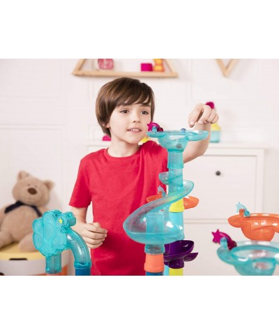 Marble Run Toy Set – 62 Piece Educational Building Toy with Lights & Sound – STEM Learning Toy Marble Track for Kids 3 Years ...